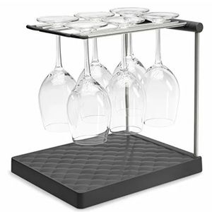 KOHLER Collapsible Wine Glass Holder or Drying Rack. Collapsible to 1.25",